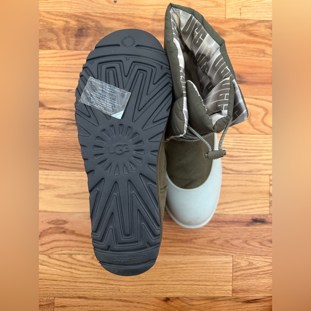 Ugg Olive And Light Gray Boots - image 4